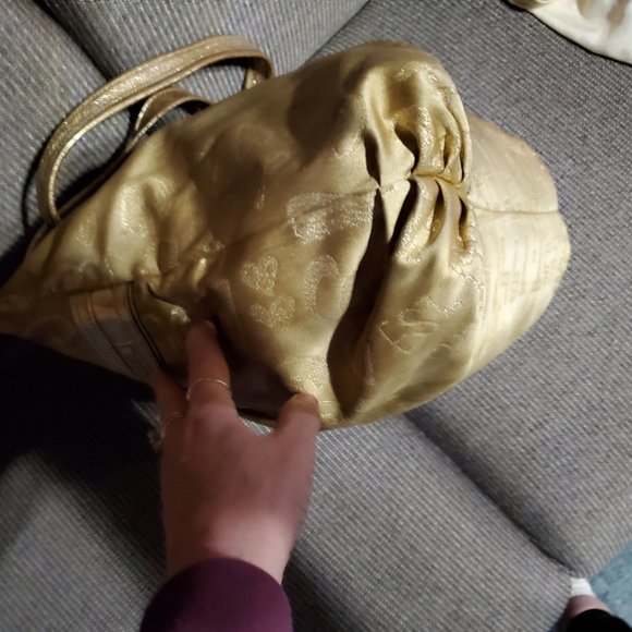 Coach Poppy Story Patch Glam Tote Bag - Picture 7 of 13